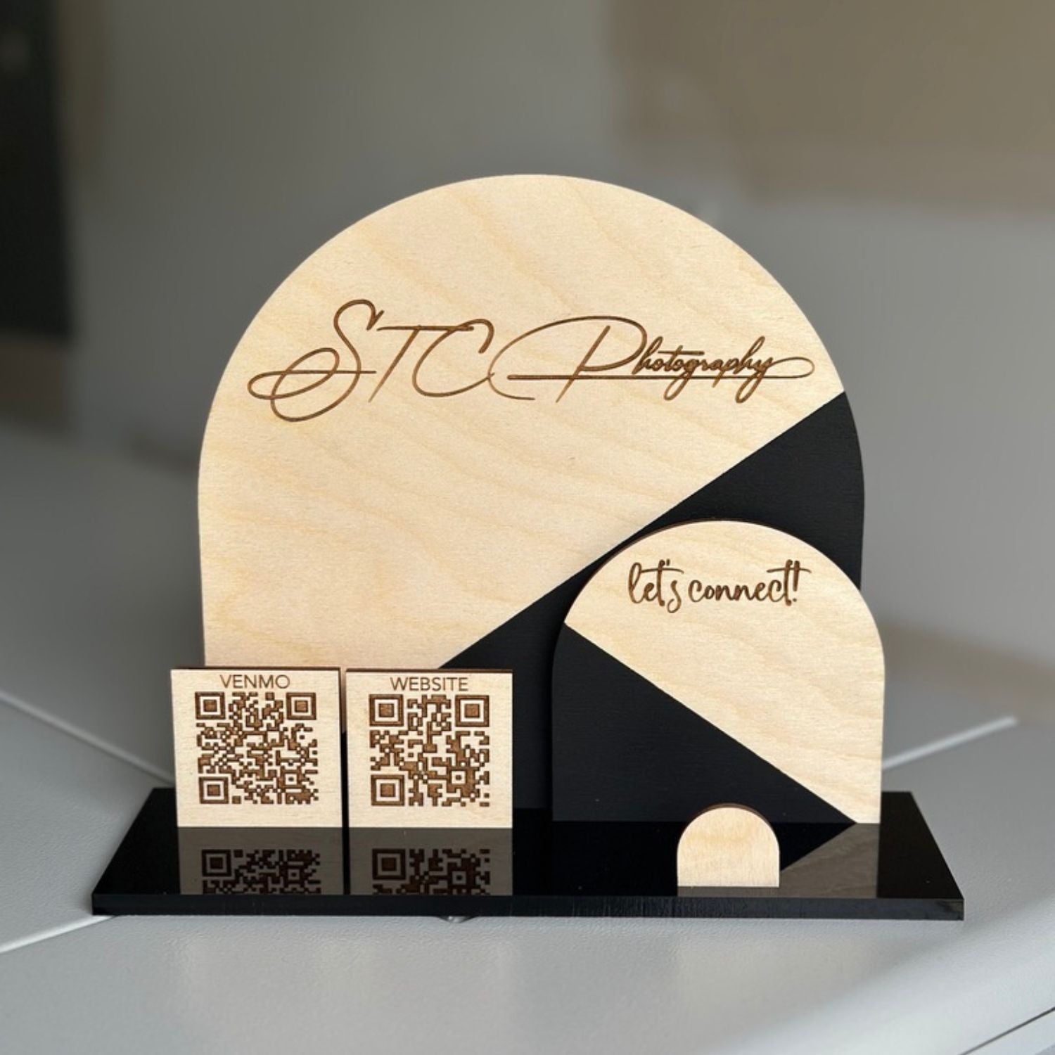 Custom QR Code Business Sign