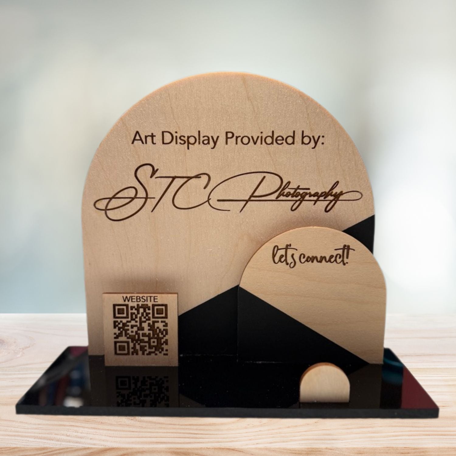 Custom QR Code Business Sign